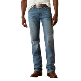 ARIAT Men's M5 Straight Forrest Straight Leg Jeans, Clarence, 38W x 36L
