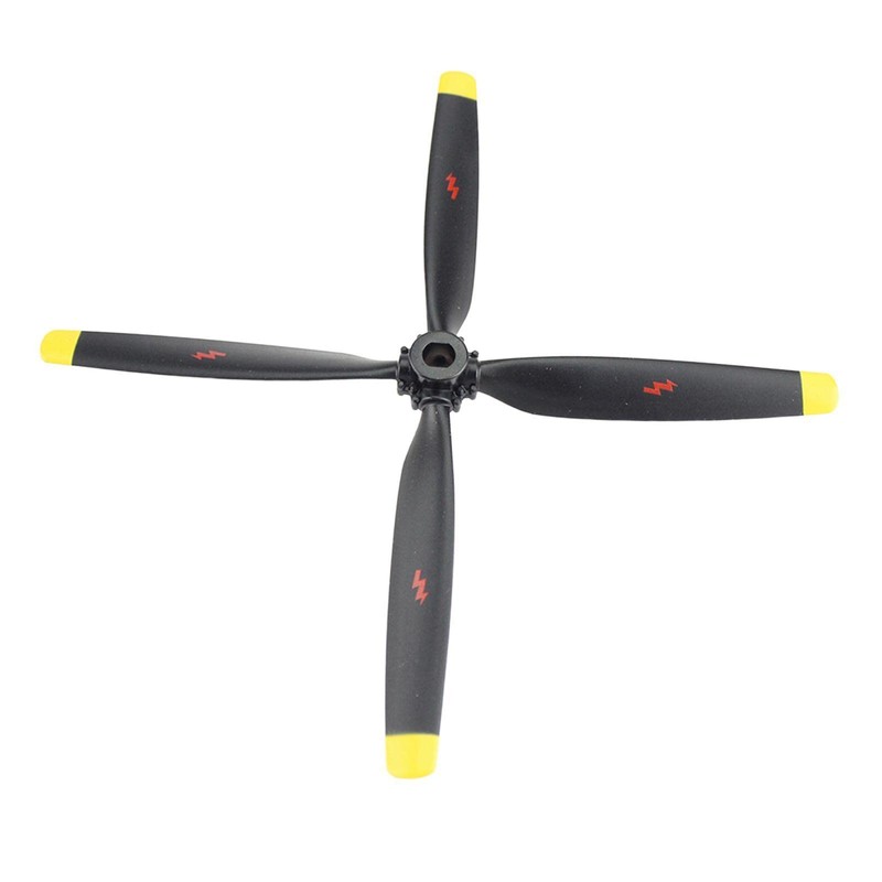 Lightweight RC Propellers Accessory,4 Blade Replacement RC Prop, Low Noise