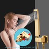 LRVBKUSAV Gold fa hand shower head, brass High pressure flushing