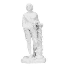 Greek Roman God of Wine & Theater Dionysus Bacchus Statue Cast Marble 6.69 in
