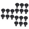 BESPORTBLE 18pcs Non- Crutch Foot Covers for Trekking Poles Black