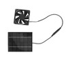 Solar Panel Fan Exhaust Air Ventilation Heat Dissipation Tool for