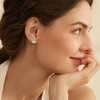 LEECCI Tree of Life Stud Earrings 925 Sterling Silver Moonstone