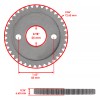 Caltric Camshaft Cam Timing Chain Gear Sprocket fits Polaris RZR