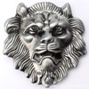 Lion Belt Buckle for Men, Norse Viking Lion Head Belt
