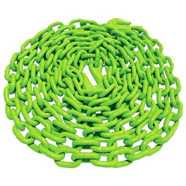 Timber Tuff TMW-3820HVLC 20 Foot Long Heavy Duty Log Chain with 2 Grab Hooks for Towing and Pulling Using ATV, Truck, or Tractor, 5,400 Pound Capacity