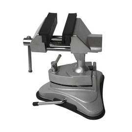 2-3/4" Non-Marring Vacuum Base Vise Jewelry Repair Watch Making Hobby Bench Tool 360 Degree Swivel Tilting and Rotating Vise