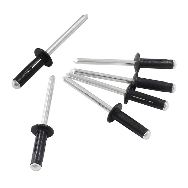 Kyuionty 60 Pcs 3/16" x 5/8" Tri-Fold Exploding Pop Rivets,