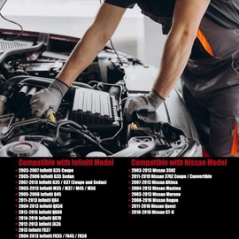 RANSOTO Xenon HID Headlight Ballast Compatible with Nissan 350z 370z Altima Murano Rogue Infiniti G35 G37 Fx35 Fx45 Qx56 Qx70 with Igniter & D2S Bulb Replaces NZMNS111LAN 28474-89904 28474-8991A