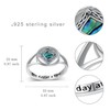 Qielizhu AA 925 Sterling Silver NA Ring - Narcotics Anonymous