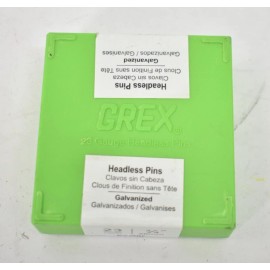 Grex 23 Gauge Headless Pins Galvanized 3/4" 20mm P6/20L 10000 Pack Genuine OEM