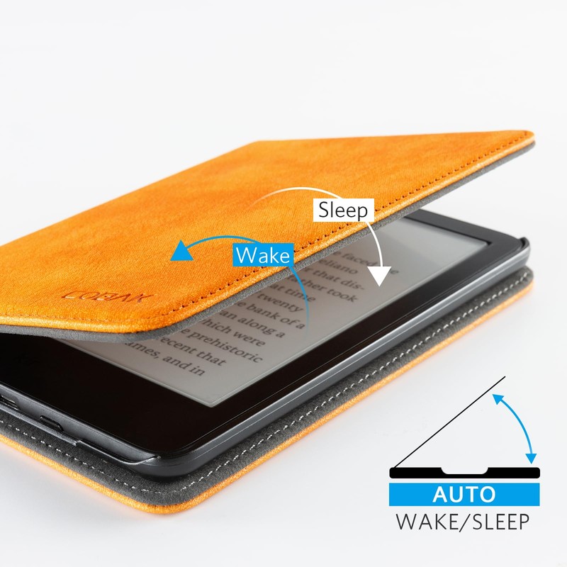 CoBak Case for 6" E-Reader - PU Leather Smart Cover