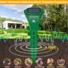 Mole Repellent Solar Powered Ultrasonic,4 Pack Gopher Repellent Outdoor for