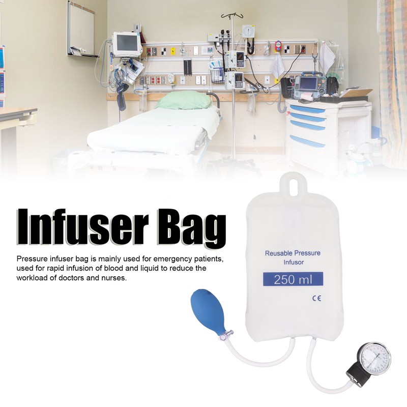 Pressure Infusion Bag Professional Medical Leakage Proof IV Fluids Cuff