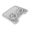Cat Water Food Bowl 15 Degree Tilt Prevent Spill Stainless