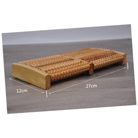 Healvian Wooden Foot Roller for Trigger Point Acupuncture Row Design for Relieving Foot Muscle Tension and Promoting Circulation