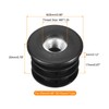 sourcing map 12Pcs Inserts for Round Tubes with M8 Thread,