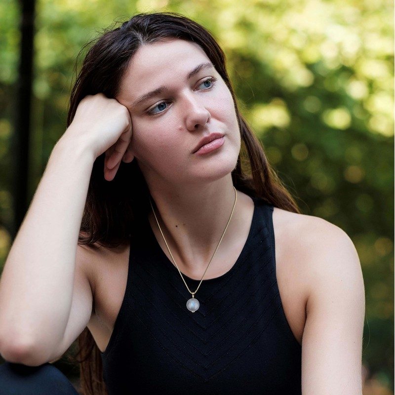 COAI Gemstone Ball Pendant, labradorite, Labradorite