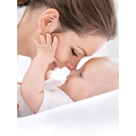 My Gold Birthy Children's Baptism Ring Pendant (Without Chain) Real Yellow Gold 333/585 (8/14 Carat) Zirconia Diameter 10 mm, Yellow Gold, Ruby