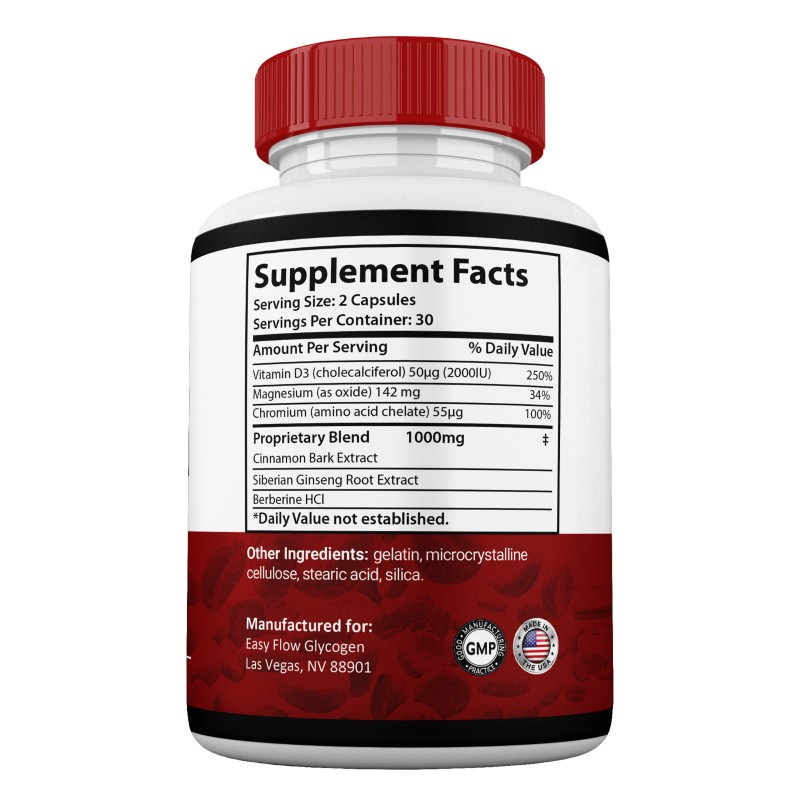 EasyFlow Glycogen Support Pills, Easy Flow Capsules Blood Support (1