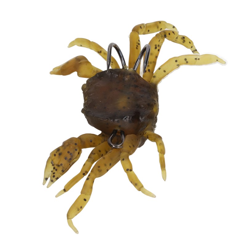 8Pcs Artificial Crab Bait 13cm 33.5g Simulation Crab Soft Lure