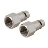 Silverline 238283 Euro Air Line Bayonet Female Thread Coupler 2pk