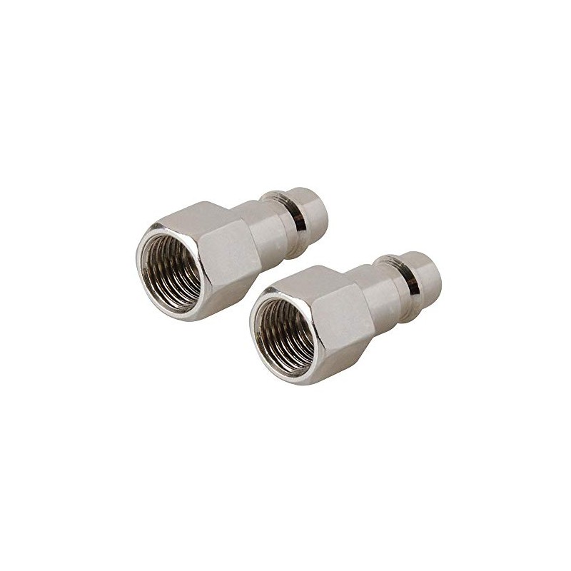 Silverline 238283 Euro Air Line Bayonet Female Thread Coupler 2pk