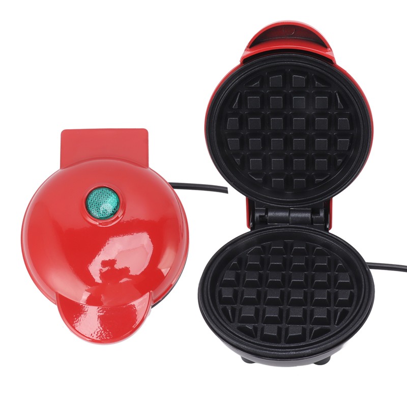 Mini Waffle Maker Stick Proof Double Sided Round Multifunctional Breakfast