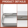Lotsdonxia Metal Hinged Tin Box Multi Use Organiser for Pens,