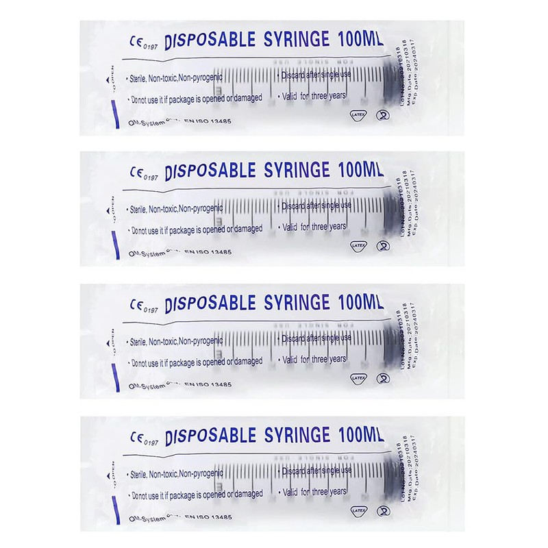 10PCS Syringes 20ml 60ml 100ml to Slip Tip Luer Lock