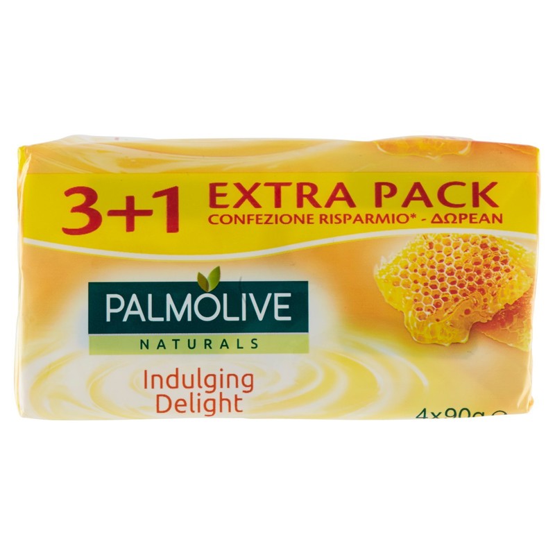 Palmolive Sap Poker Latt Miele 4 x 90g