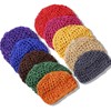 AMateschitz Pack of 2 Plain Mesh Crochet Hat Crochet Hair