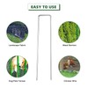 Garden Nails U Shape Ground Anchor Fixing Nails Fabric Weed