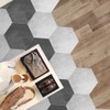 Sanpyl Decorative Sticker Hexagonal Floor Sticker PVC Sticker Pack of