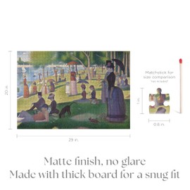 Pomegranate - Georges Seurat: A Sunday on La Grande Jatte - 1000 Piece Jigsaw Puzzle