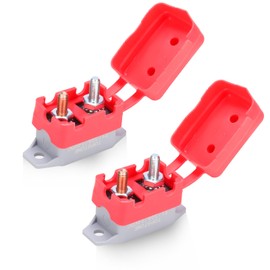 AFOERIT Circuit Breaker 30 Amp Stud Bolt Mount Automotive Truck RV Motorcycle Protection Bracket 2 Pack