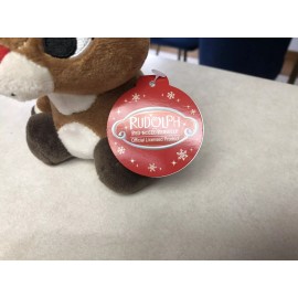 Kids Preferred 1 Rudolph the Red Nosed Reindeer Baby Plush 6" Rattle Toy New