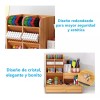 Organizador De Escritorio Madera Oficina Con Cajonera