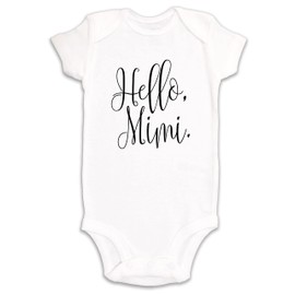 Kate & Meri Hello Mimi Onesie/Bodysuit Baby Romper (24M)