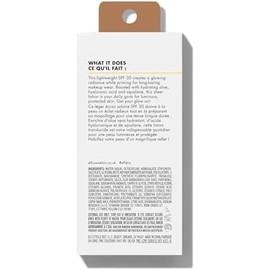 SKIN Suntouchable Whoa Glow SPF 30, protector solar y prebase de maquillaje para un acabado resplandeciente, elaborado con ácido hialurónico, vegano