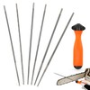 Chainsaw Sharpening File Set - 6 pcs Round Files for
