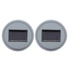 2pcs Solar LED Cup Pad Holder RGB 7 Colors Lights
