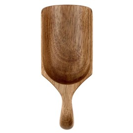Santa Barbara Design Studio Wooden Scoop for Canisters Acacia Wood Scooper for Flour in Drawstring Bag, 2.5" W x 6.25" L x 1.2" Diameter, Big Dipper