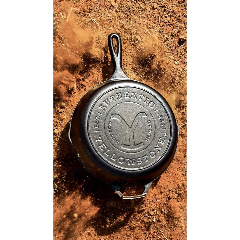 Lodge Pre-Seasoned Yellowstone Stamped Cast Iron Cookware - Signature Teardrop