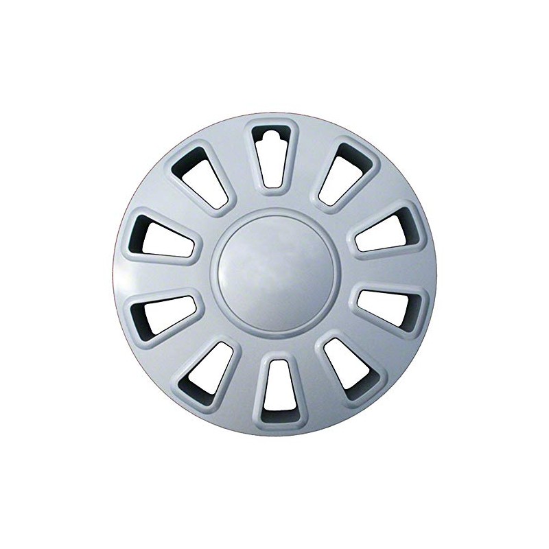 Brighter Design Set of 4 17" Silver 10 Spoke Hubcaps