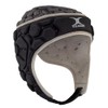 Gilbert XP 250 Rugby Headguard - Black & Silver (Medium)