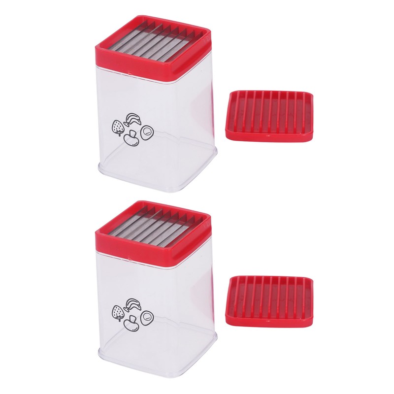 Fruit and Vegetable Speed Cutter with Push Plate Stainless Steel