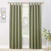 Sun Zero Easton Blackout Energy Effcient Tab Top Curtain Panel,