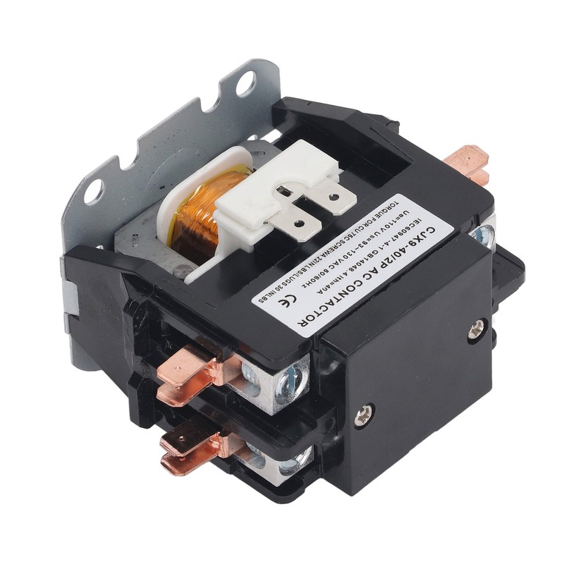 Air Conditioner AC Contactor 40A 2P Replacement with Silver Alloy