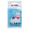 iscream Mini Llama 2-Piece 3D Eraser in Box